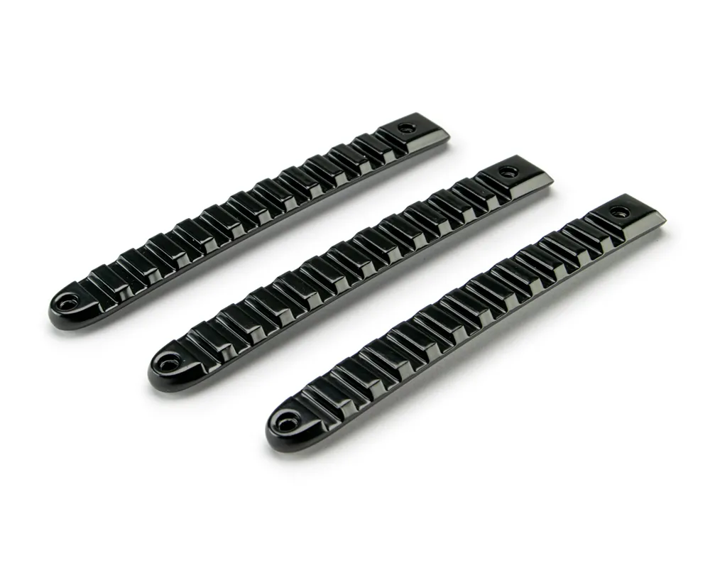 DV8 Offroad DV8 Offroad D-JP-190028-BK-3 Black Rail Door Handle Insert; 3-Pieces