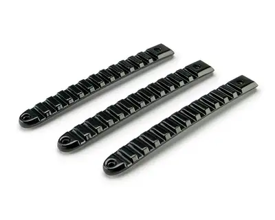 DV8 Offroad DV8 Offroad D-JP-190028-BK-3 Black Rail Door Handle Insert; 3-Pieces