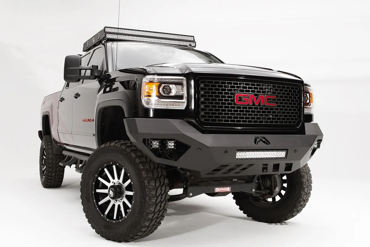 1519 Sierra 2500/3500hd Vengeance Front Sensor Bumper w/ no Guard Matte Black product image