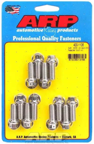 ARP Auto Racing S/S Header Bolt Kit - 3/8 x .875 UHL (12)