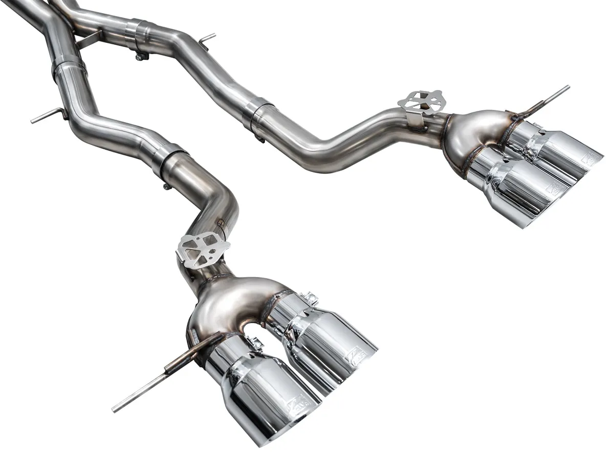 AWE SwitchPath™ Exhaust for BMW G87 M2 - Chrome Silver Tips product image
