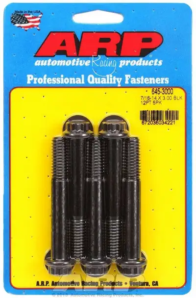 ARP Auto Racing 7/1614 x 3.000 12pt 1/2 Wrenching Black Oxide Bolts