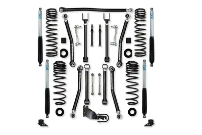 Rock Krawler Rock Krawler 3.5in Adventure X Mid Arm Lift Kit w/ Shocks Options - JL 4XE
