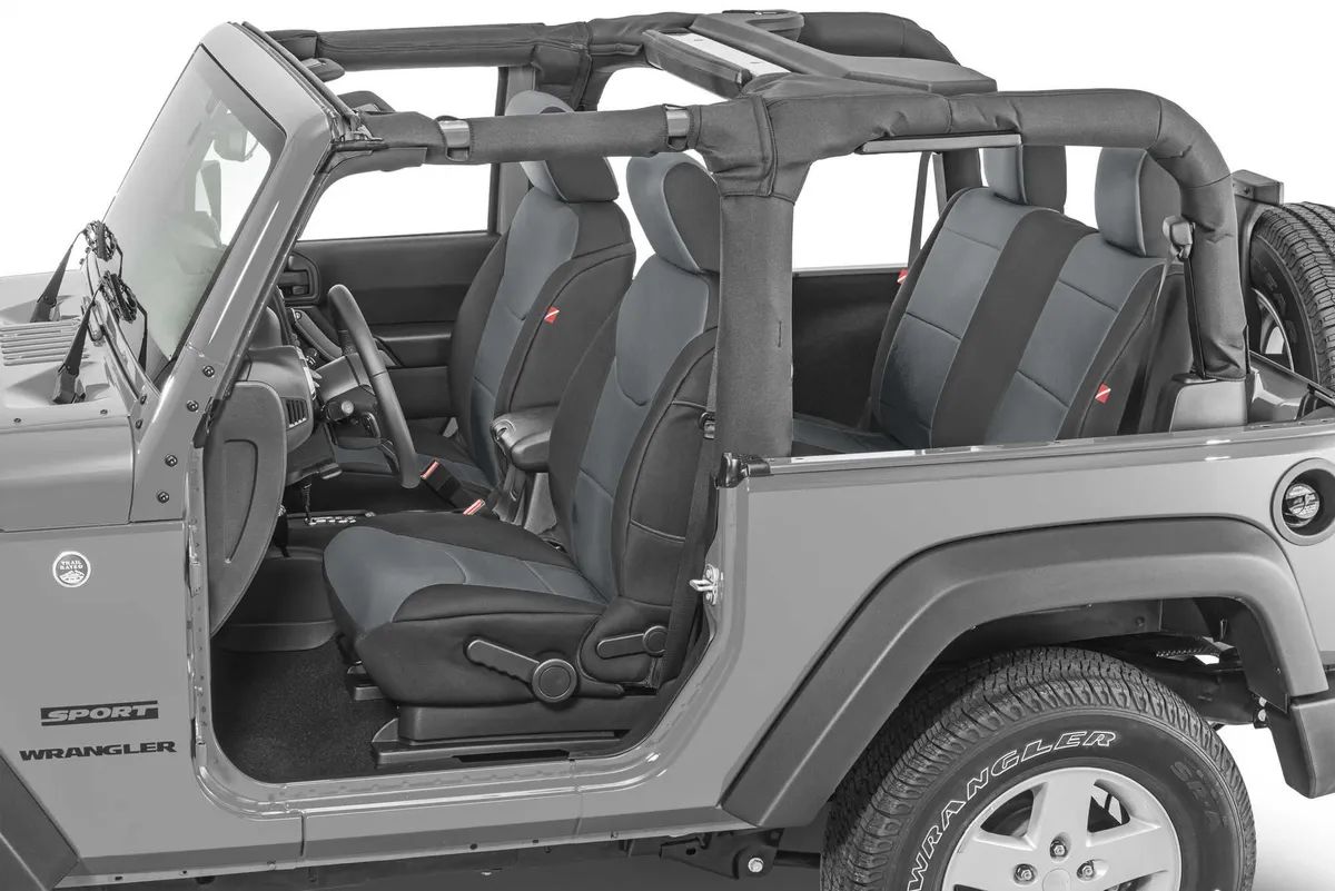 Wrangler JK Seat Cover for 13-18 Jeep JK Charcoal Neoprene Pair Diver Down product image