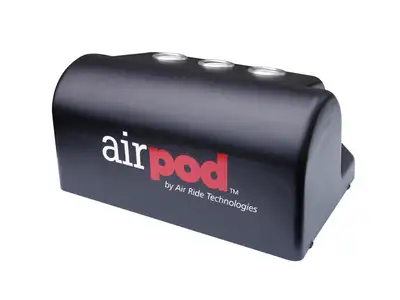 Ridetech Airpod Cover For 3 Gallon Tank W/ Ridepro E2 E3 X And E5Formed Plastic Cover Assembly For 3 Gallon Airpod W/ Ridepro valves Ridetech