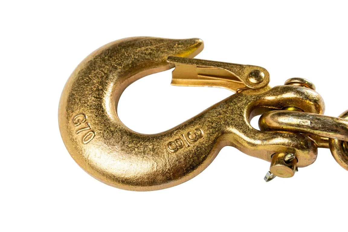 Bulletproof Heavy Duty 3/8in Safety Chainsgold Chromatepair product image