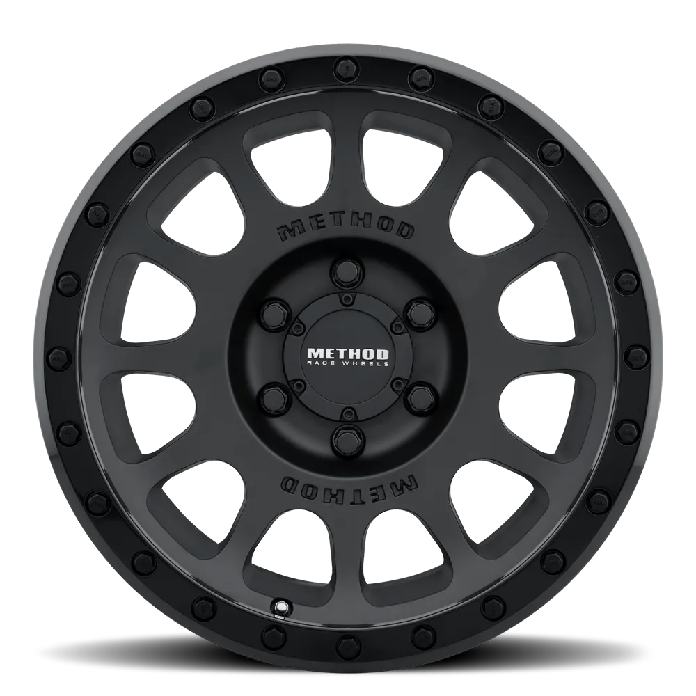 Aluminum Wheels 17x8.5 NV MR305 Bolt Pattern 6 On 139.7 Offset 0 Lip Size 1.3 Double Black BK Method product image