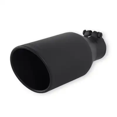 Flowmaster Exhaust Tip ss 4.5in 2.5in Tubing 11in Long Clampon Angle Cut Black