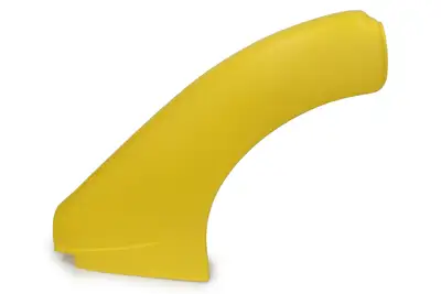 Dominator Race Body Dominator Late Model Top Flare Left Yellow
