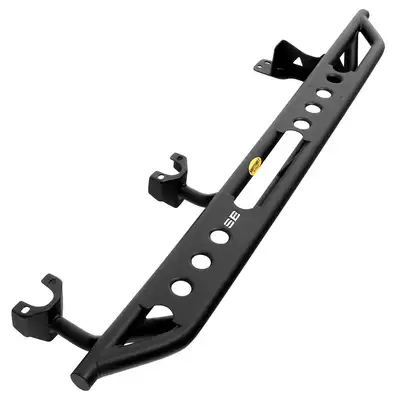 Smittybilt SRC Side Armor w/ Step - Textured Black (10-24 Toyota 4Runner)