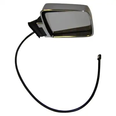 Crown Automotive Jeep Replacement Crown Automotive Jeep Replacement 55034120 Right Manual Remote Folding Mirror for 84-96 XJ, Cherokee, MJ Comanche, Chrome