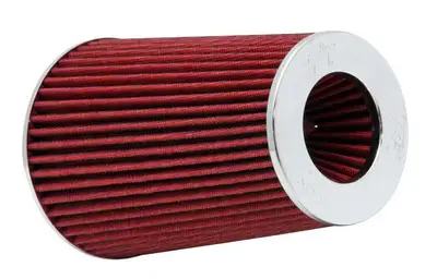 K&N 6od b x 9-1/2h W/4, 3-1/2, 3dia Flg, W/Inverted Filter Top Universal Chrome Filter