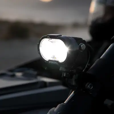 Vision X Lighting 2 LED Duralux Gen2 Driving Light 6020 Combo Driving Beam With DRL White Pair