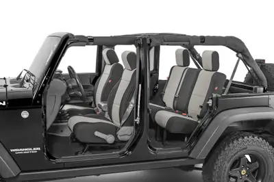 Diver Down Wrangler JK Unlimited Seat Cover for 13-18 Jeep JK Unlimited Gray Neoprene Pair Diver Down