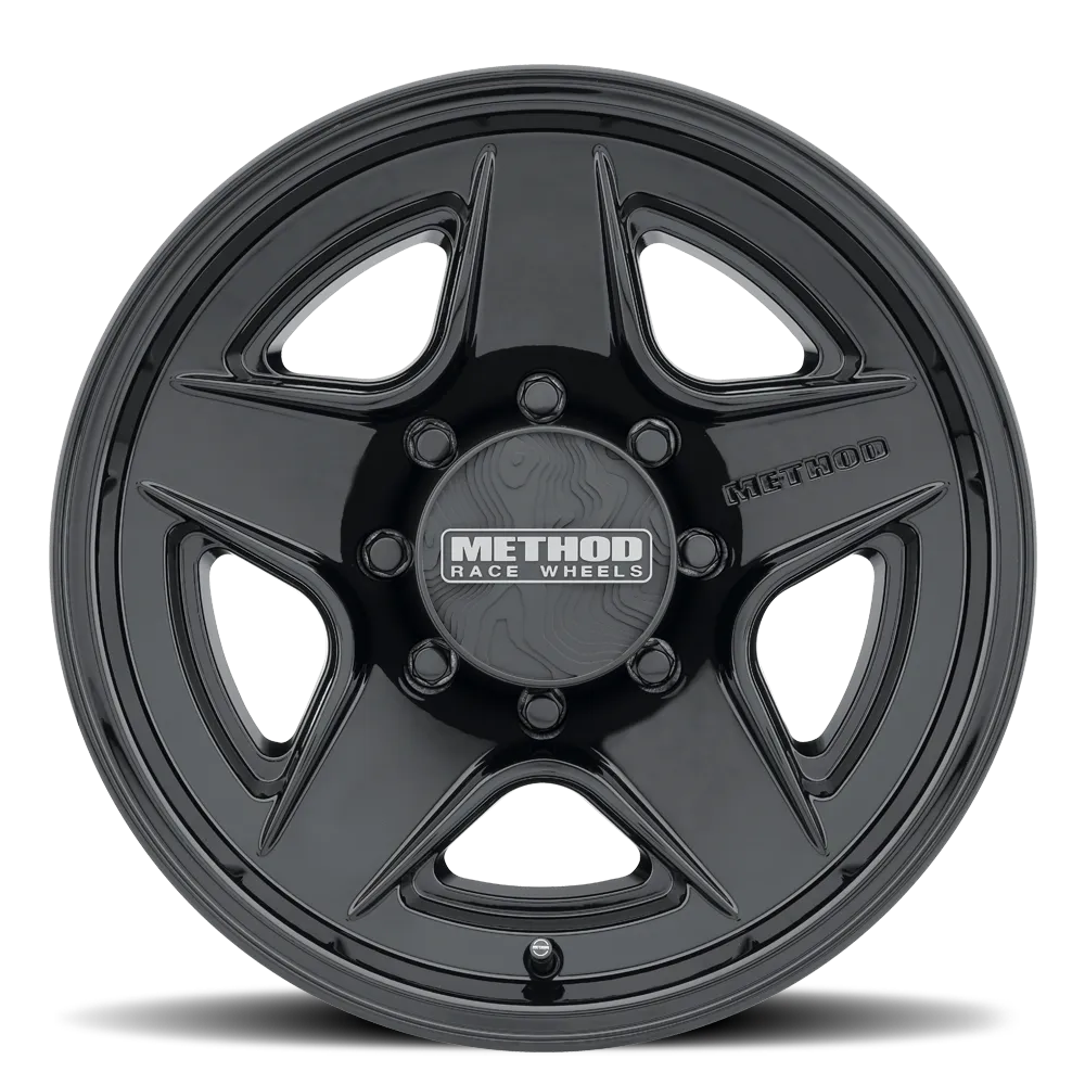 Aluminum Wheels 20x9 MR319 Bolt Pattern 8 On 170 Offset 18 Lip Size 1.06 Gloss Black GB Method product image