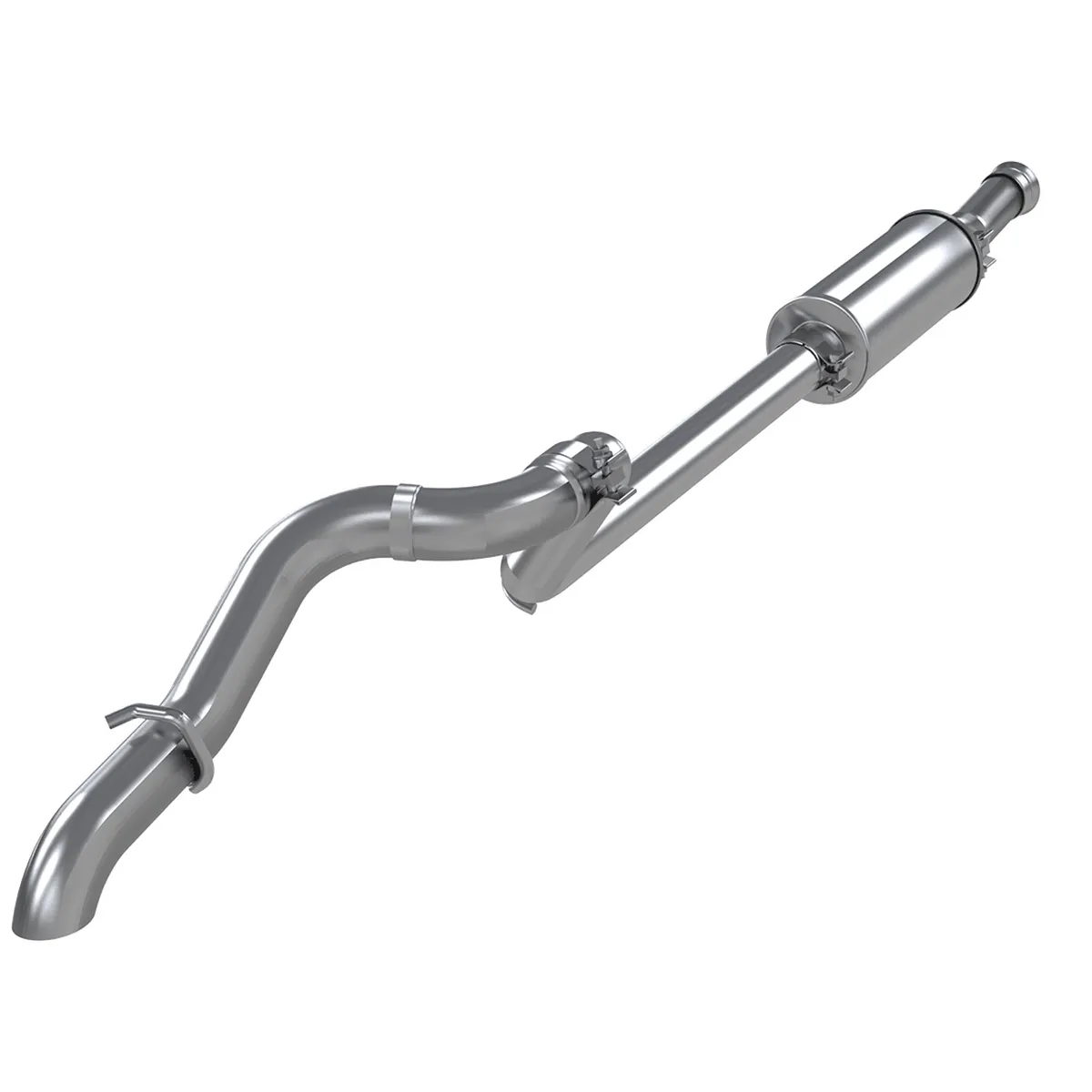 Jeep Cat Back Exhaust System Single Rear Exit Armor Lite Series For 18-Up Wrangler JL 2/4 Door 2.0L, 3.6L MBRP product image