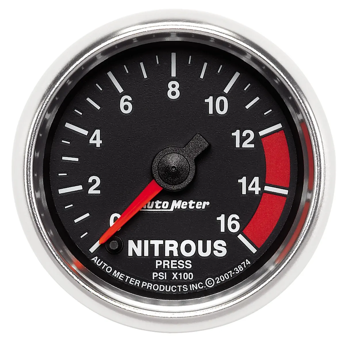Gauge, Nitrous Pressure, 2 1/16", 1600psi, Digital Stepper Motor, GS product image