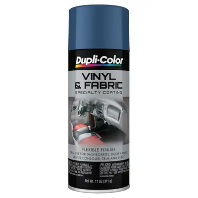 Dupli-Color Vinyl And Fabric Coating; Medium Blue; 11 Oz. Aerosol