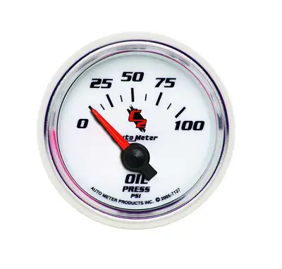 AutoMeter Gauge, Oil Pressure, 2 1/16", 100psi, Electric, C2