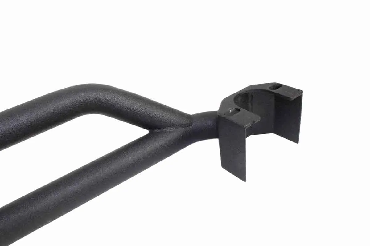 Jeep JK Rock Sliders 4 Door 07-18 Wrangler JK Unlimited Steel Black Textured Powdercoat Fishbone Offroad product image