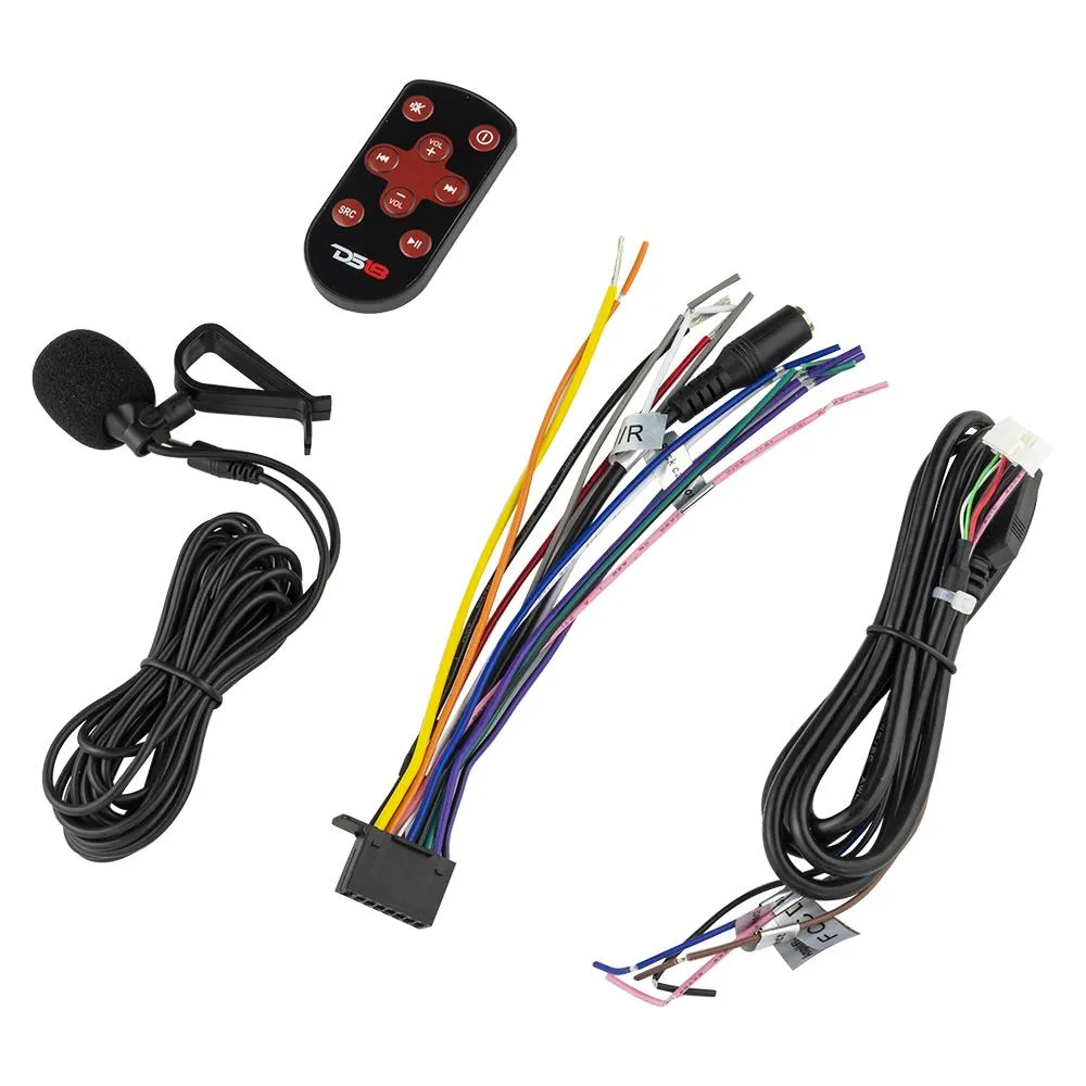 6.9" Touchscreen Double-DIN Headunit with DVD, Bluetooth, USB and Mirror Link product image