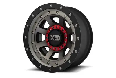 KMC Wheels XD Series Wheels XD137 FMJ Series Wheel 17x9 5x5 12mm Offset Satin Black Dark Tint - JT/JL/JK