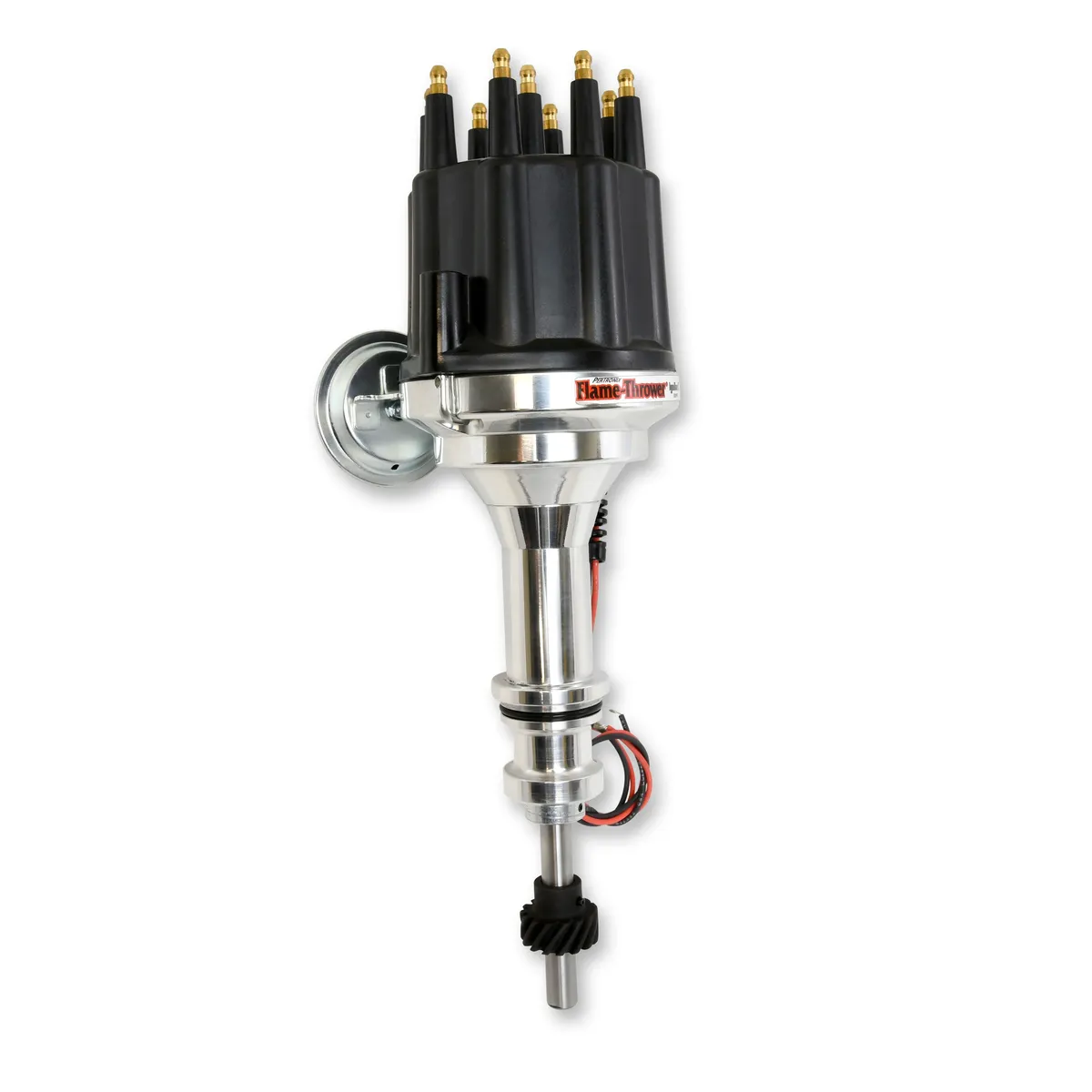 PerTronix Billet Distributor for Ford 351W Engines (Ignitor II) with Vacuum / Mechanical Advance - Black / Female - D131700 product image