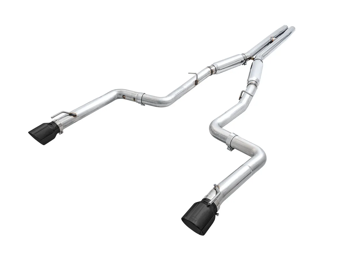AWE Touring Edition Exhaust for 15+ Charger 6.4 6.2 SC - Non-Resonated - Diamond Black Tips product image