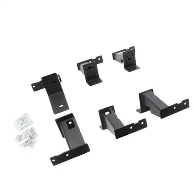 Go Rhino Realtruck (Go Rhino) Dominator Xtreme Frame Slider - Mounting Brackets Only 2016-2023 Toyota Tacoma; Double Cab