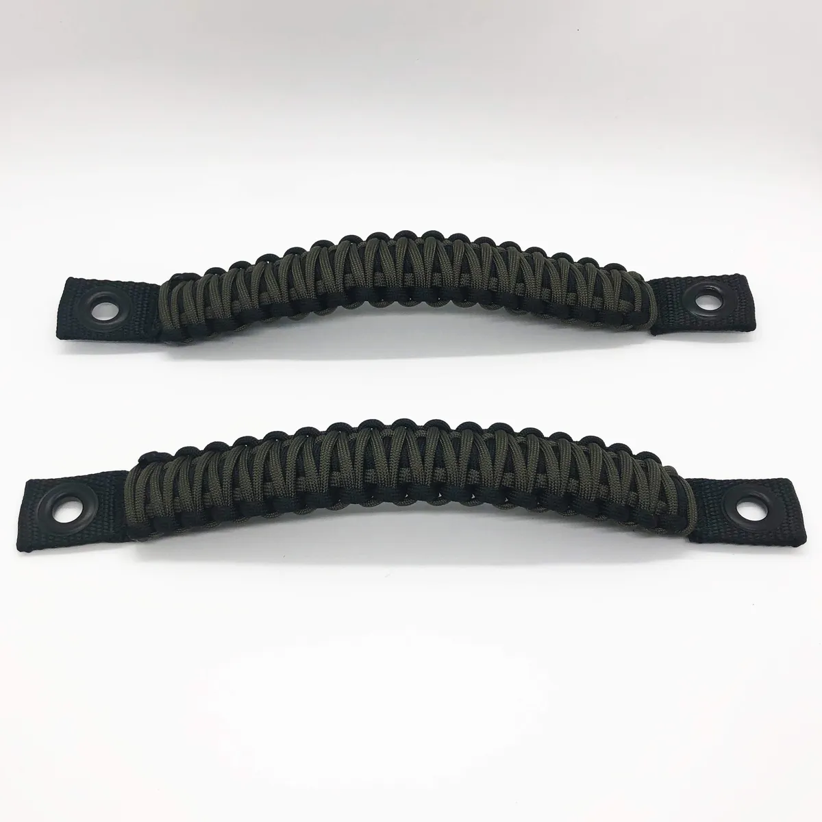 TJ Door Handles, Paracord Jeep® Grab Handles for Jeep Wrangler TJ & LJ 97-06 - Interior Door Pull Handles 550 Paracord Grab Handles w/ Grommets (PAIR) | Bartact® product image