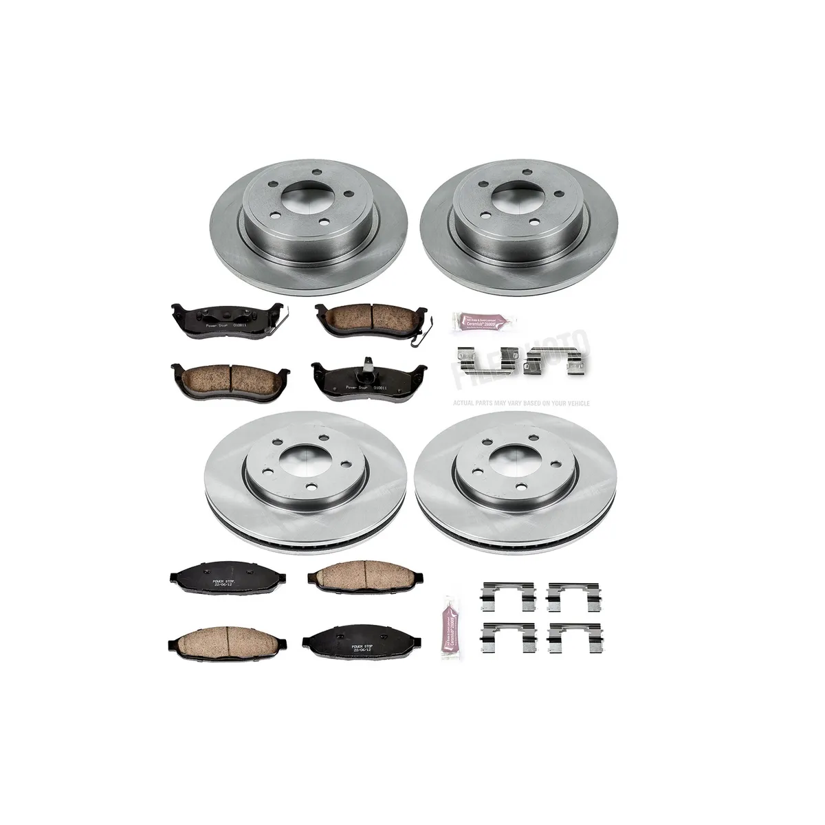 Z17 Direct Replacement Kit: Rotors; Ceramic Pads W/Hardware product image