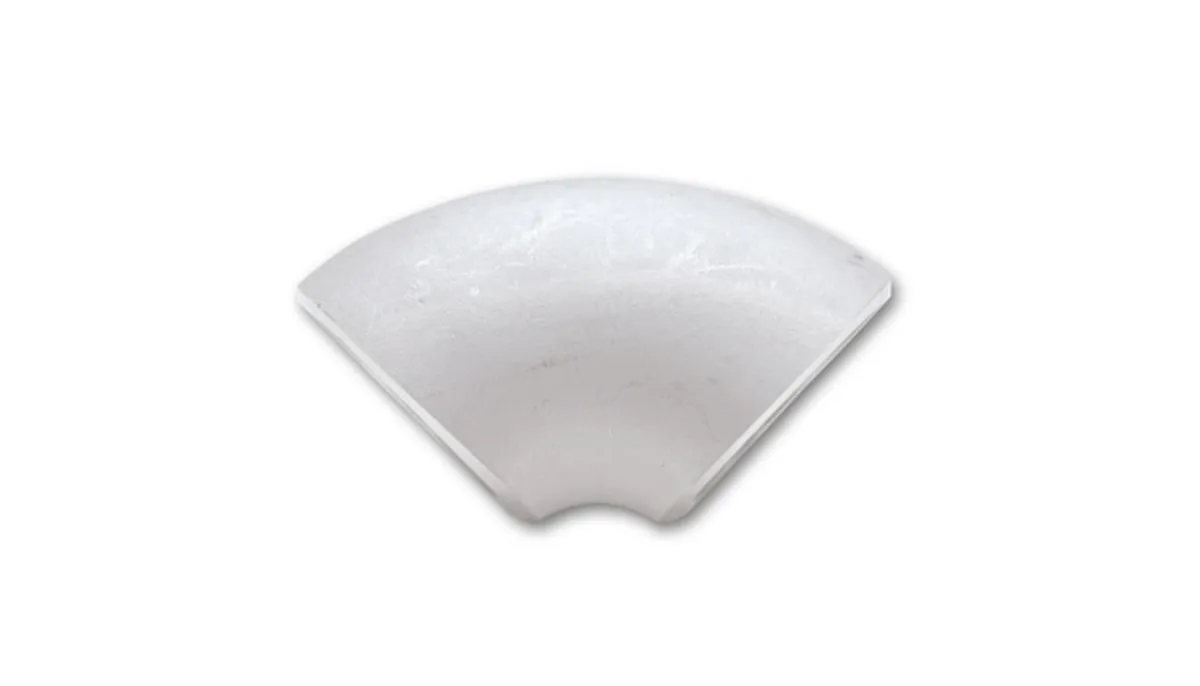 90 Degree Stainless Steel Bend; 1.5 in. Nominal Pipe Size; 1.89 in. Actual OD; 1.65 in. Actual ID; 1.5 in. Center To Face; Tight Radius; Sch. 10 Elbow; Natural; product image