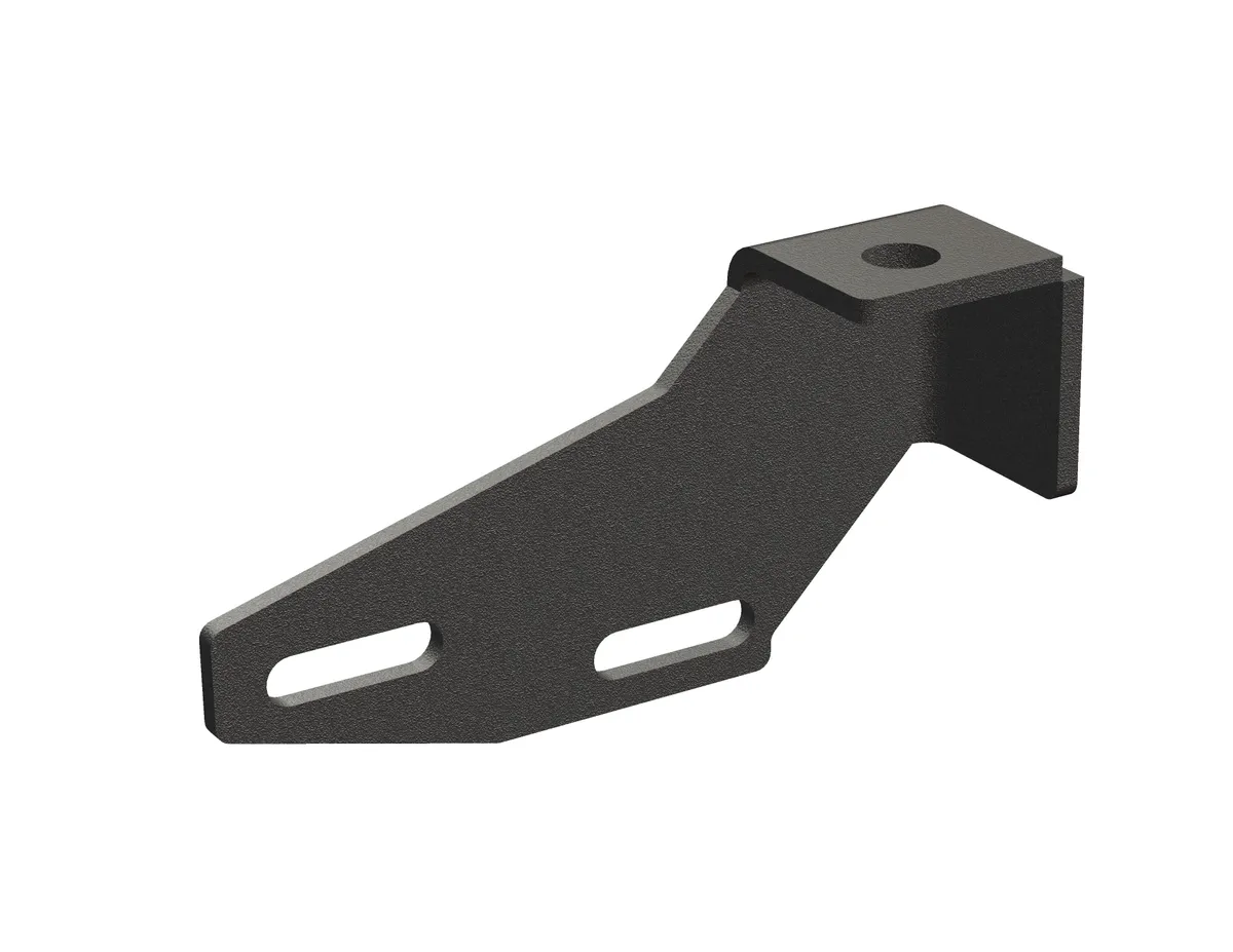 LoD Offroad JL Destroyer CB Antenna Mount for Rear Door Plate (Black Powder Coated)