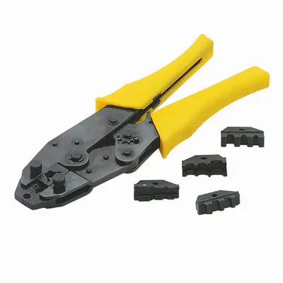 ACCEL Heavy Duty Professional Crimp Tool - 300+ - Ratcheting crimp tool for spark plug wires and other electrical connectors.