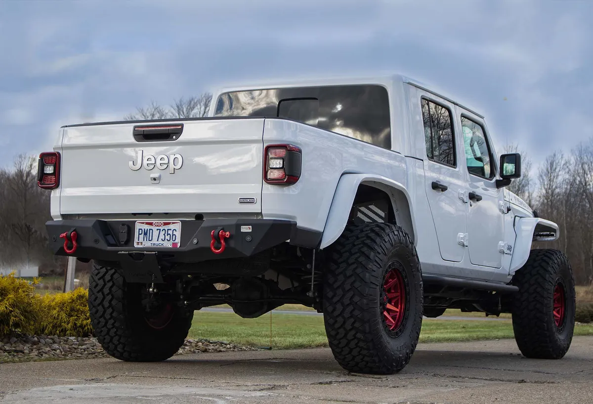 Hitch Mounted Step for 2 Inch Receiver Black Powdercoat Steel Fishbone Offroad product image