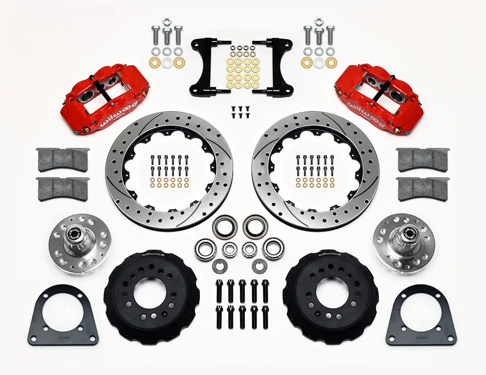Wilwood FNSL6R Front Hub Kit 12.88in Polished TCI-IFS 71-78 Pinto Based product image