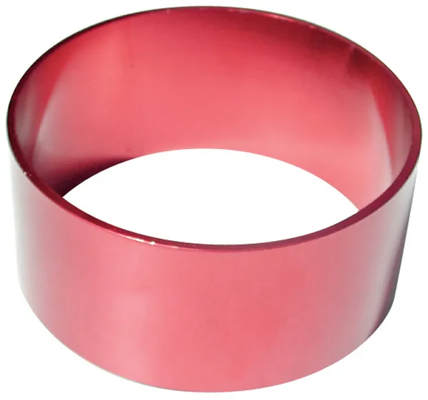 Engine Piston Ring Compressor Tapered Fits 4.280 Inch Piston Bore Aluminum Red Anodized Proform product image
