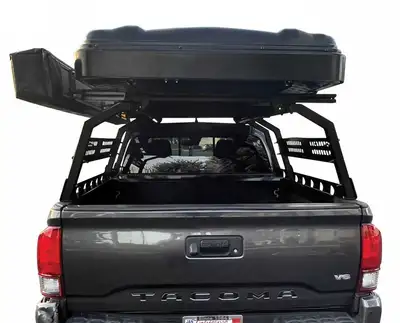 Overland Vehicle Systems Discovery Rack W/Side Cargo Plates W/Frt Cargo Tray System Kit Mid Size Truck s