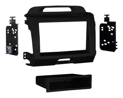 Metra Electronics TURBOKits; Radio Installation Kit; Incl. Instructions/Hardware; For DIN; Charcoal;
