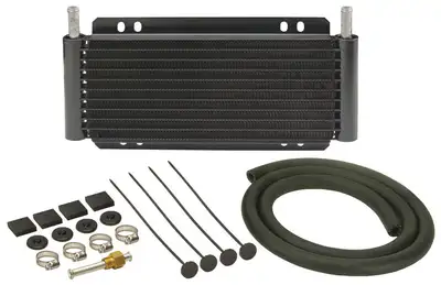 Derale 9 Row Series 8000 Plate & Fin Transmission Cooler Kit, 11/32