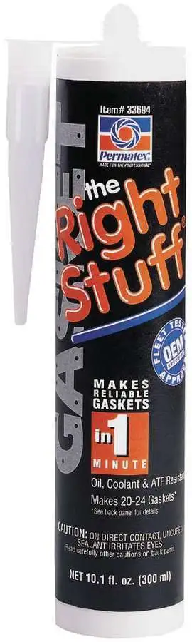 Permatex The Right Stuff Black One Minute Gasket Maker 10 oz Cartridge