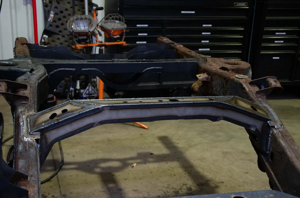 Rust Buster 2009-2018 Dodge RAM 1500 / 2019-2024 RAM 1500 Classic - Fits All Cab And Bed Configurations Rear Fuel Tank Crossmember Rb7743 product image