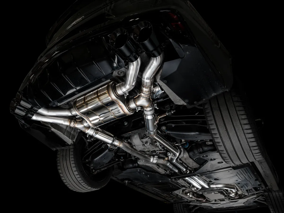 AWE SwitchPath Exhaust for Cadillac CT4-V Blackwing - Chrome Silver Tips - 3025-42436 product image
