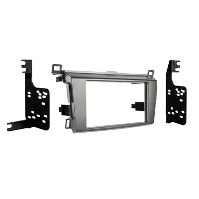 Metra Electronics Custom Fit Mounting Kit; Double DIN Radio Provision; Incl.: Radio Trim Panel/Radio Brackets/Clip Legs/Screws;