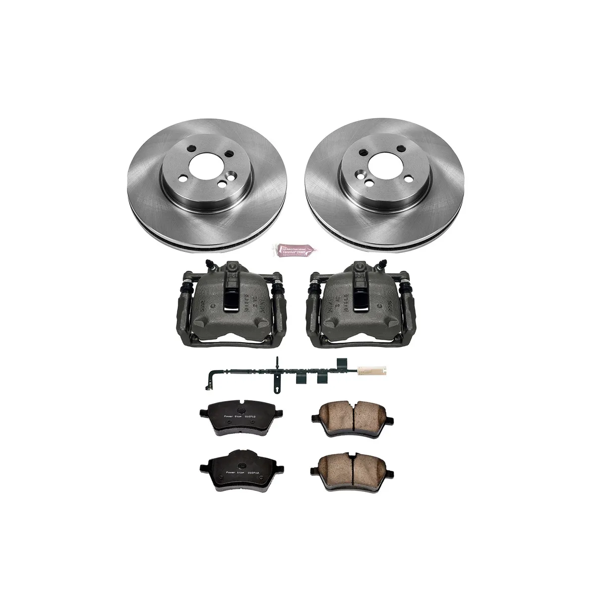 Z17 Direct Replacement Kit: Rotors; Ceramic Pads; Pad Sensors; Calipers product image