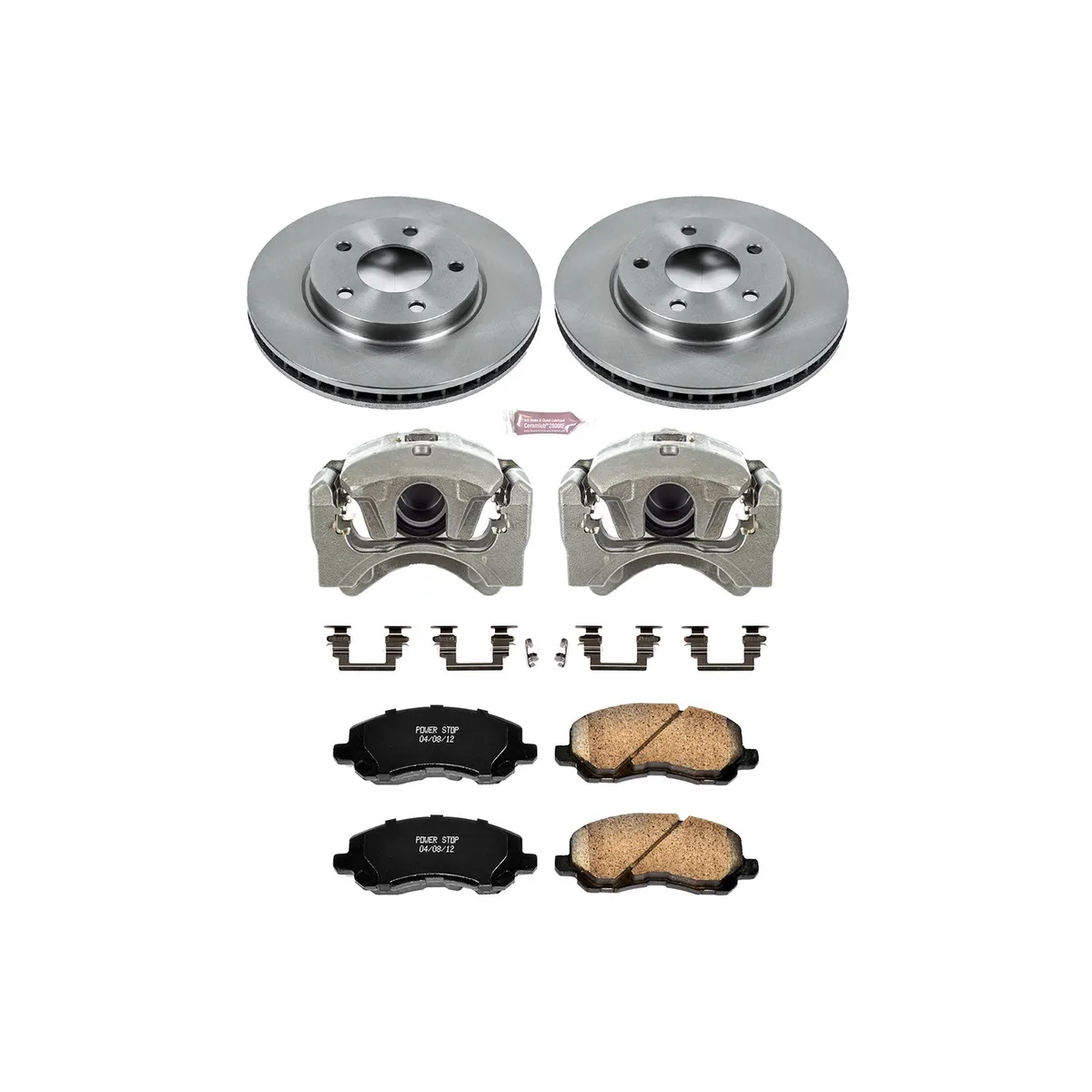 Z17 Direct Replacement Kit: Rotors; Ceramic Pads; Calipers product image