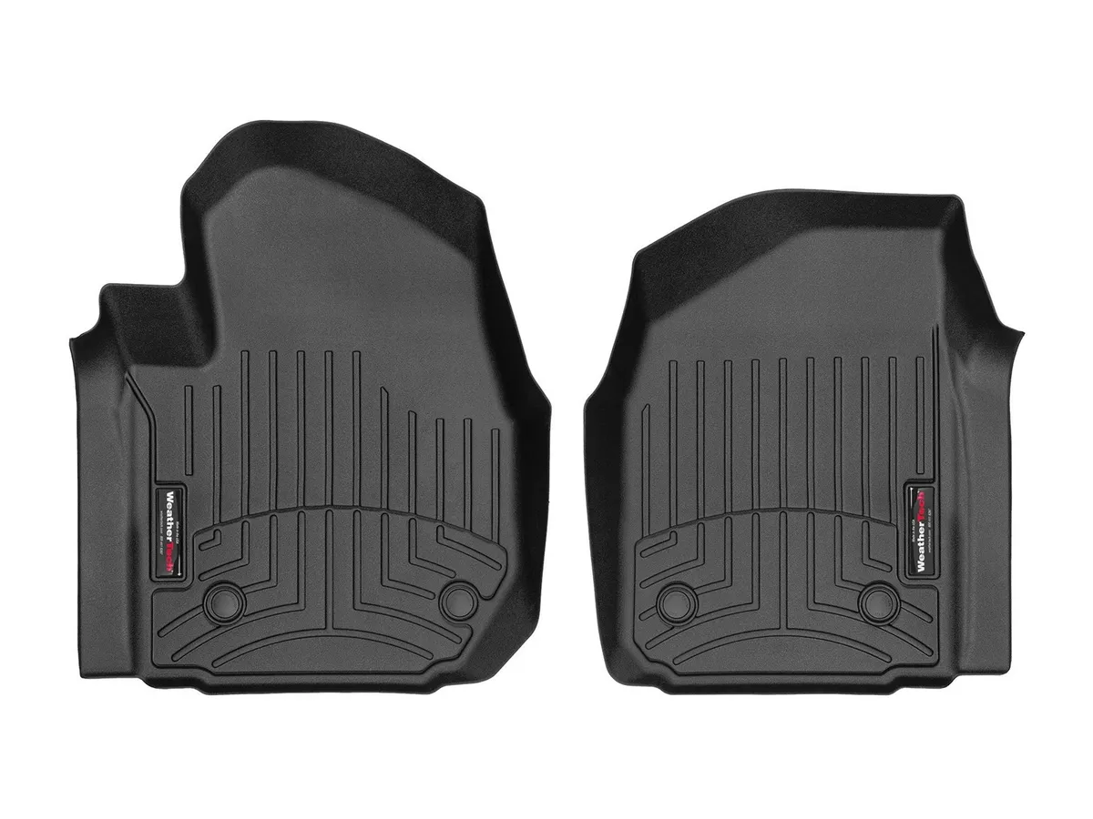 Black Front FloorLiner for Vinyl Floors Chevrolet Silverado 1500 2019 + product image