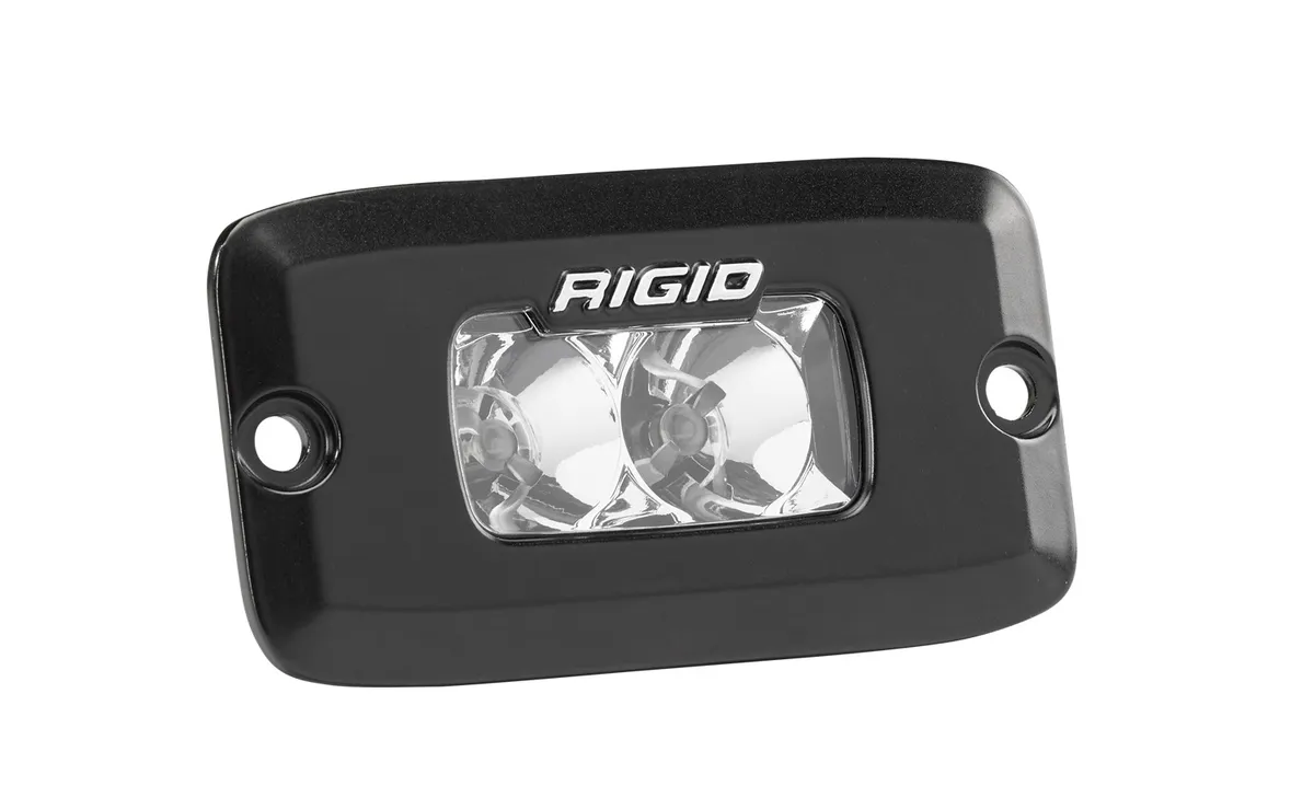 RIGID Industries 922113 SR-M Series PRO, Flood Optic, Flush Mount, Black Housing, Single product image