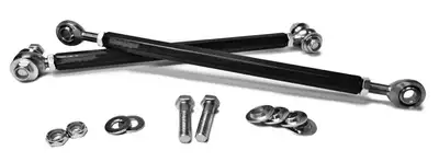 Steinjager Without Drop Clevises M12 x 1.75 343mm Long Chrome Moly Heims Powder Coated Aluminum Tubes