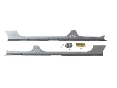 EVO Manufacturing EVO Manufacturing Bomber Rocker Body Plates, Bare - JL 4Dr